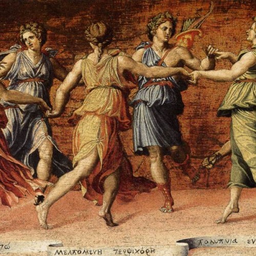 baldassarre peruzzi apollo con le muse galleria palatina palazzo pitti firenze