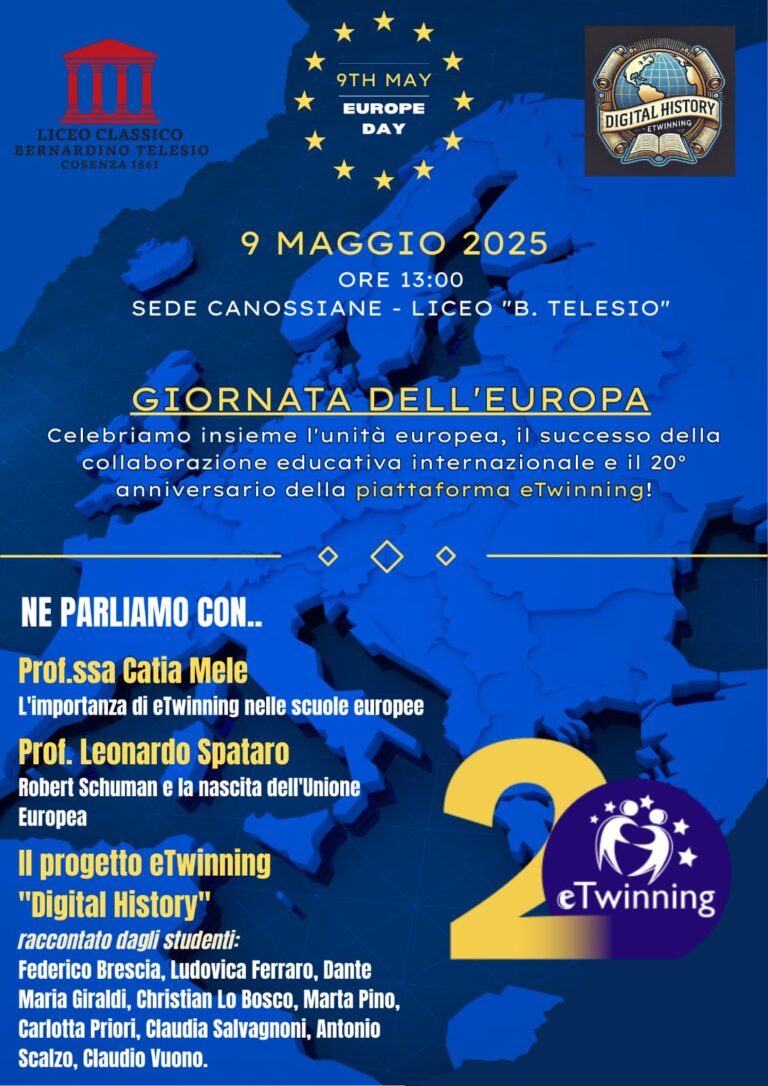 Giornata dell’Europa e 20 anni di eTwinning