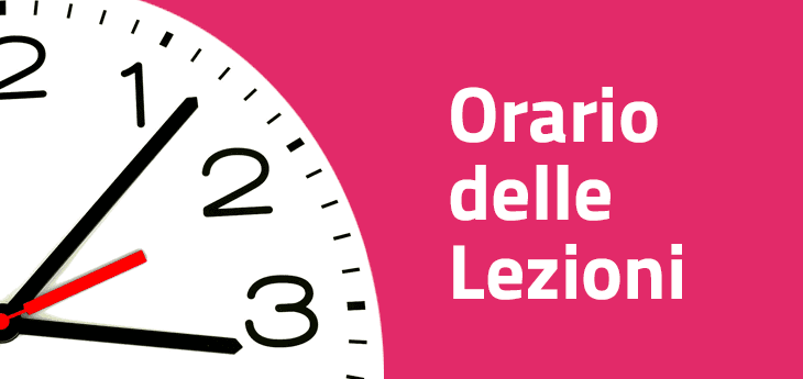 ORARIO PROVVISORIO DELLE LEZIONI