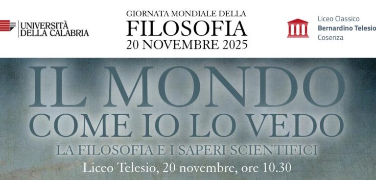 Giornata Mondiale della Filosofia 20nov 2025